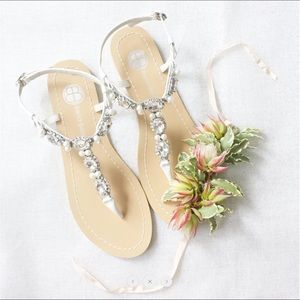 New Hera Ivory Pearl Bella Belle Sandals